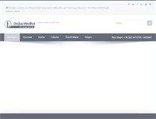 Tablet Screenshot of dogusmedikal.com.tr
